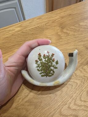 Vintage Counterpoint Floral Tape Dispenser